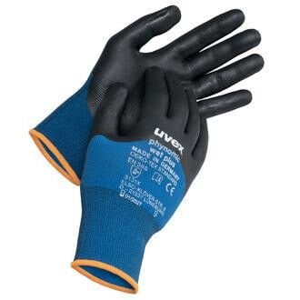 Uvex 60061	Phynomic Wet Plus İş Eldiveni Köpük Kaplama + 3D Ergo Mavi- Siyah  | EN 388:3131X / OEKO-TEX