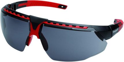 Honeywell 1034837 Goggle Avatar Siyah/Kırmızı FRM Göz Merceği Gri HS